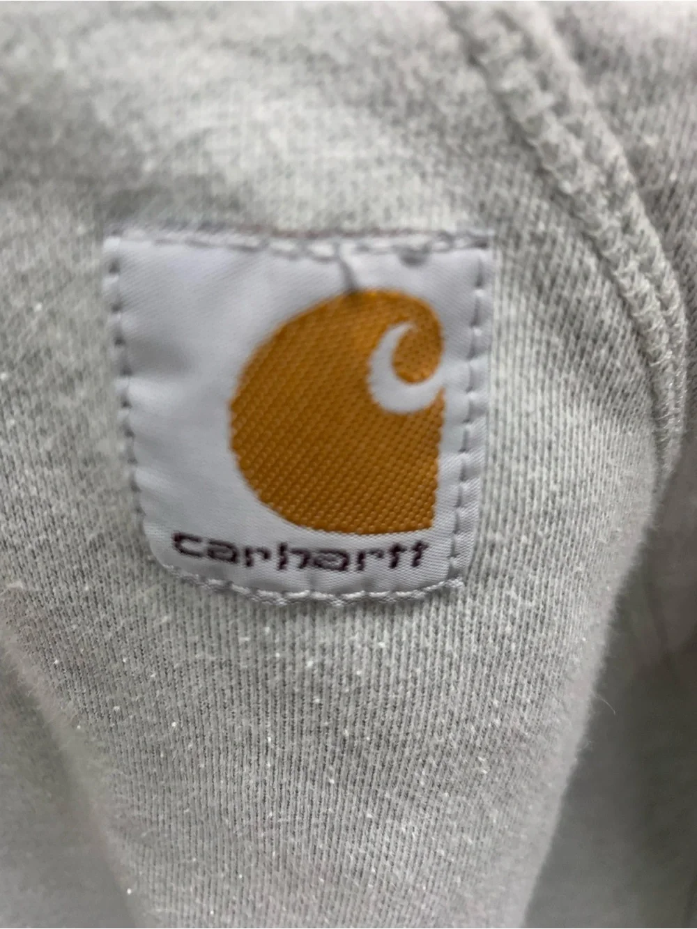 Carhartt Force Men's Light Gray 1/4 Zip Pullover Sweatshirt